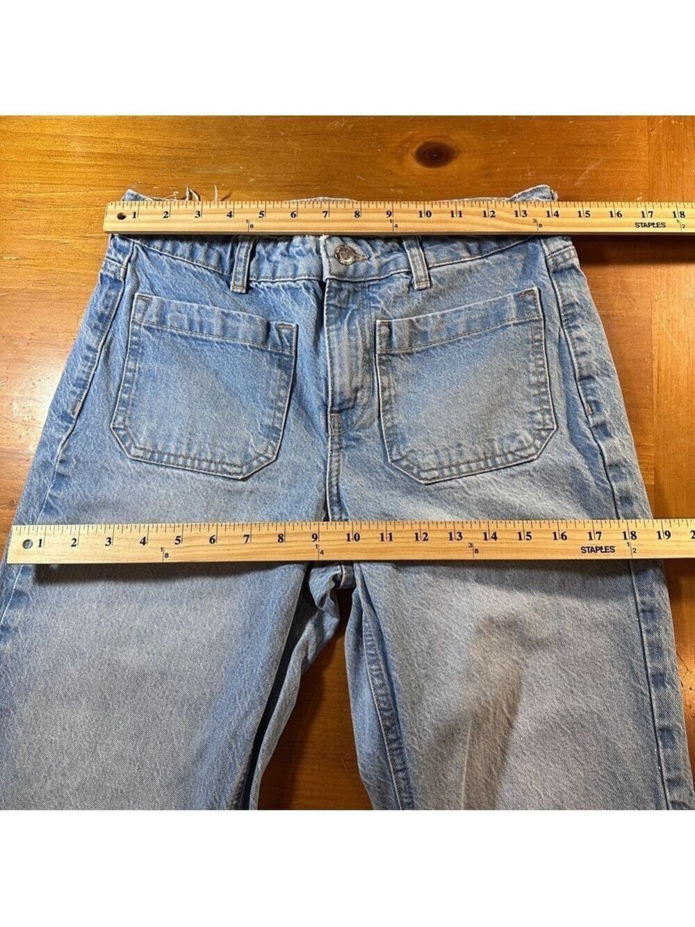 Zara Classic Blue Denim Jeans - Picture 4 of 9